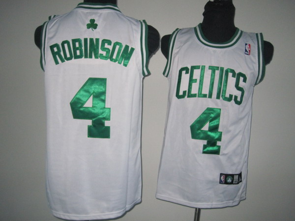 NBA Boston Celtics 4 Nate Robinson White Jersey